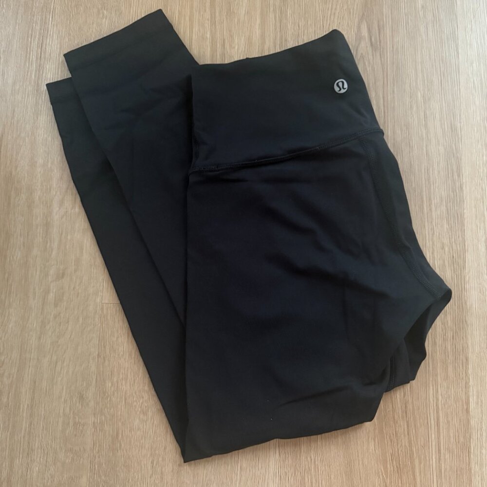 Lululemon Wunder Under Crop Leggings Black Size 4 - Picture 5 of 6
